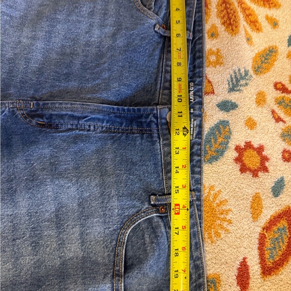 Old Navy Cropped Frayed Hem Denim Capris. Size 20, Sky high Wide Leg. 🫥 - Picture 9 of 11